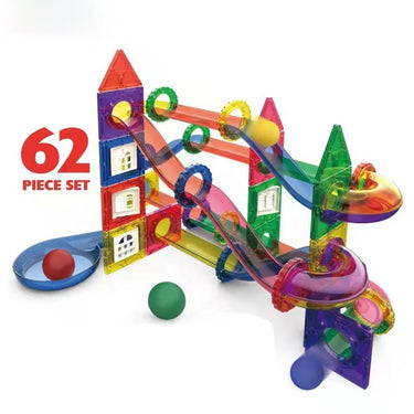 MAGNETIC TILES BRICKS BUILDING BLOCK - 62PCS